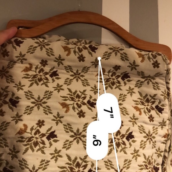 Vintage Bermuda Green embroidered bag. - Picture 7 of 7